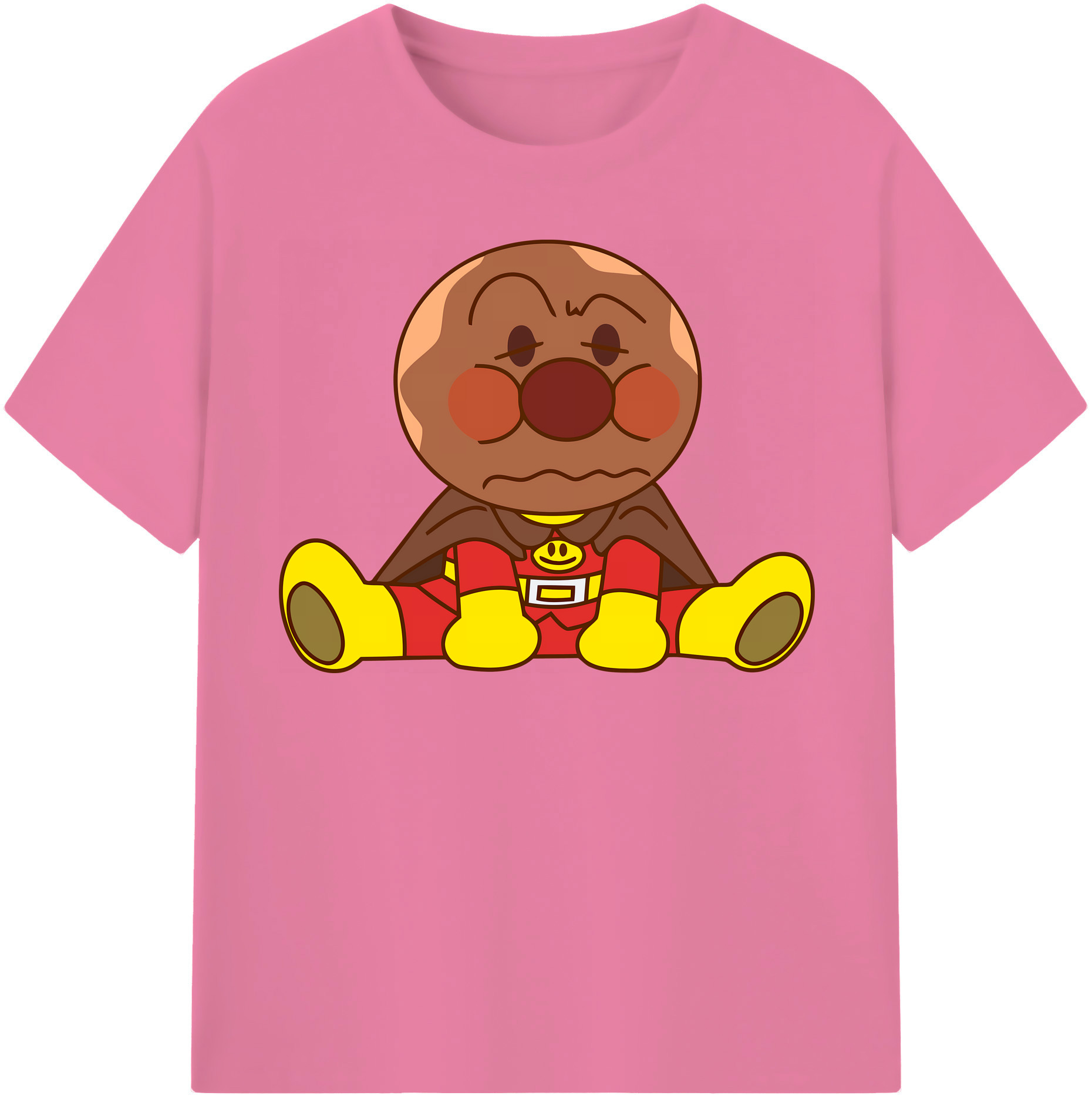 （画像用） アンパンマン Anpanman 綿100％半袖Tシャツ（フロントプリント）